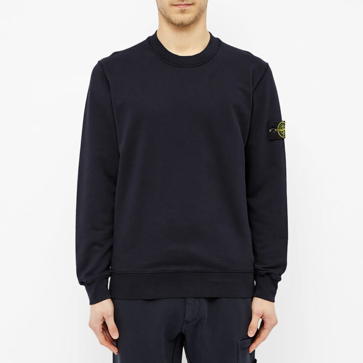 Stone island ghost outlet sweatshirt navy