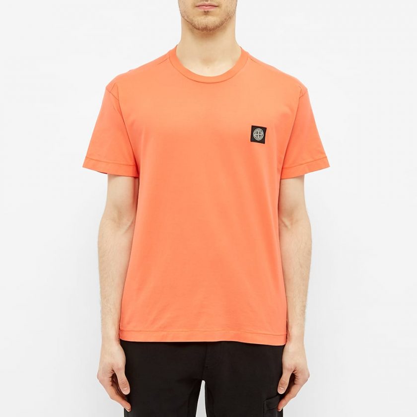 Stone Island Patch Logo T-Shirt 'Orange' | MRSORTED
