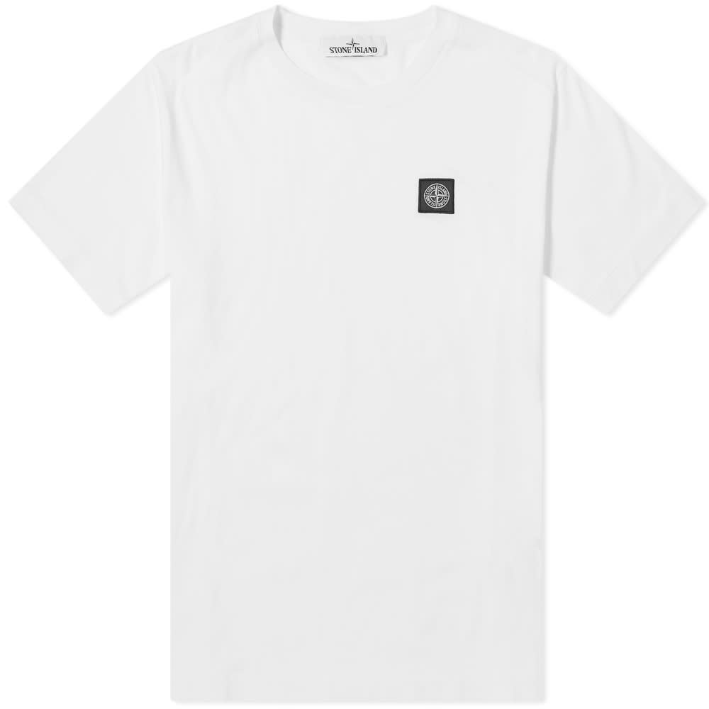 Stone Island Patch Logo T-Shirt 'White' | MRSORTED
