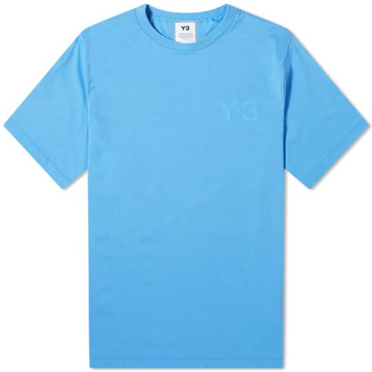 Y-3 Classic Logo Chest T-Shirt 'Blue' | MRSORTED