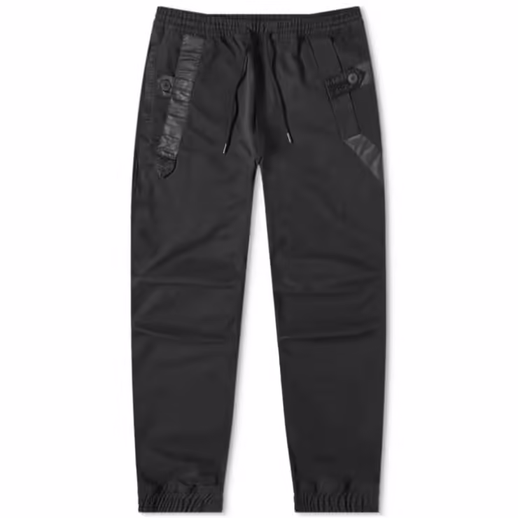 Maharishi Web Logo Twill Trackpants 'Black'