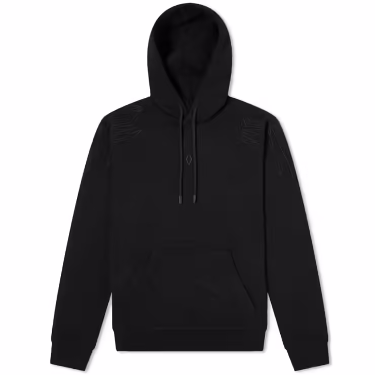 Marcelo Burlon Tonal Wings Hoody 'Black'