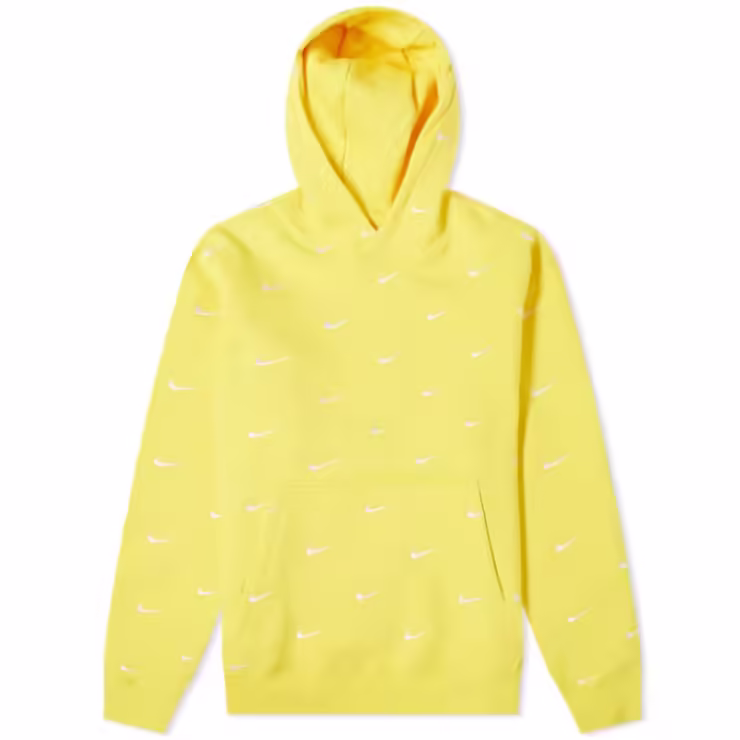Nike NRG Embroidered Swoosh Hoody 'Yellow'