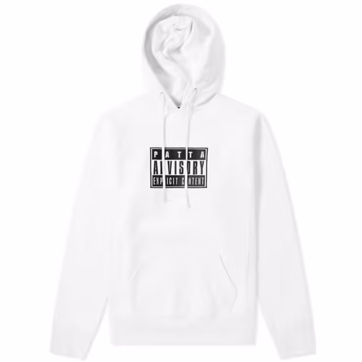 Patta Advisory Hoody 'White'