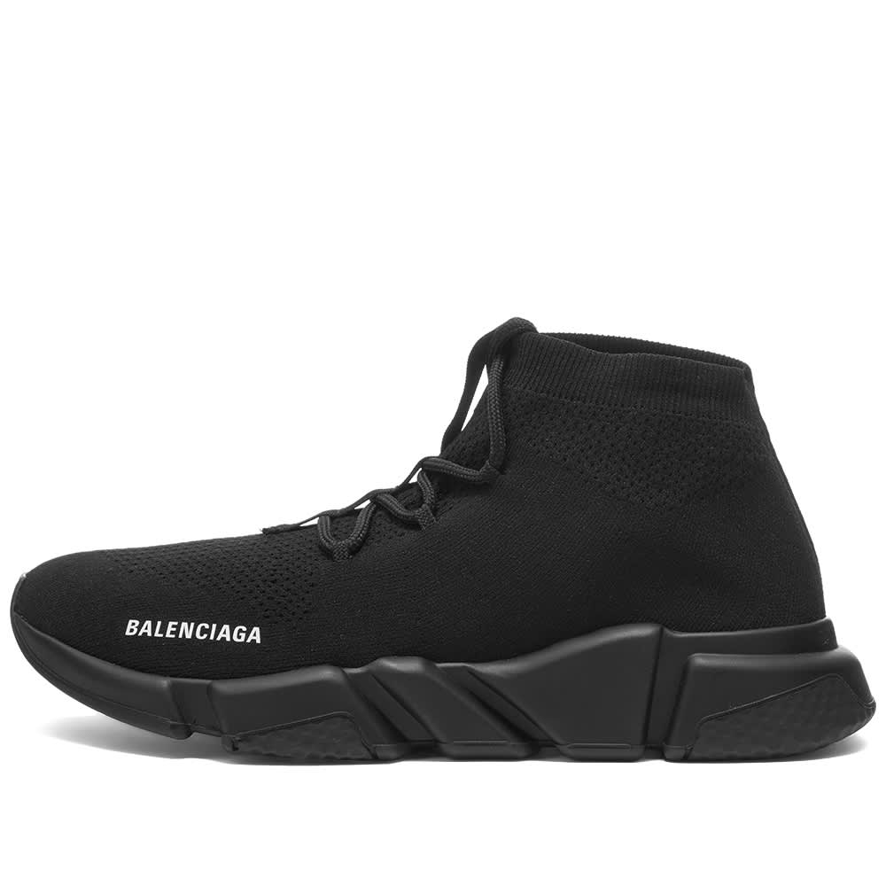 Speed Lace Up Sneakers in Black  Balenciaga  Mytheresa