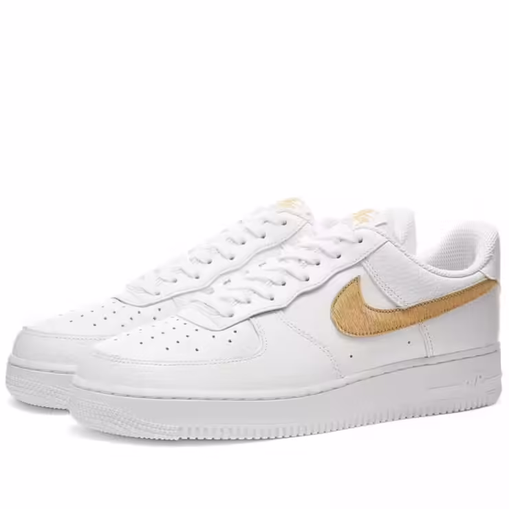Nike Air Force 1 Gel 'White & Club Gold'