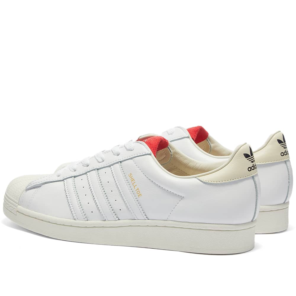 Adidas X 424 Shell Toe White Red Mrsorted