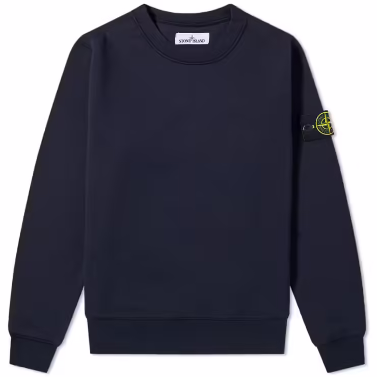 Stone Island Garment Dyed Crewneck Sweatshirt 'Navy'