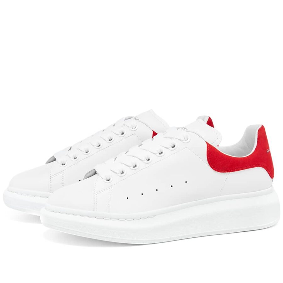 alexander mcqueen wedge sole knit sneaker
