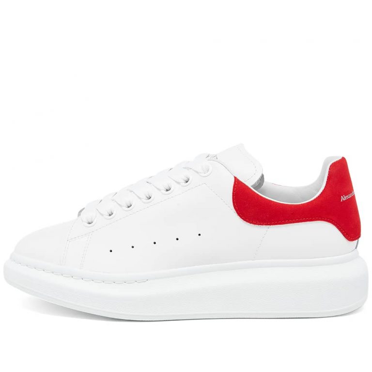 alexander mcqueen wedge sole knit sneaker