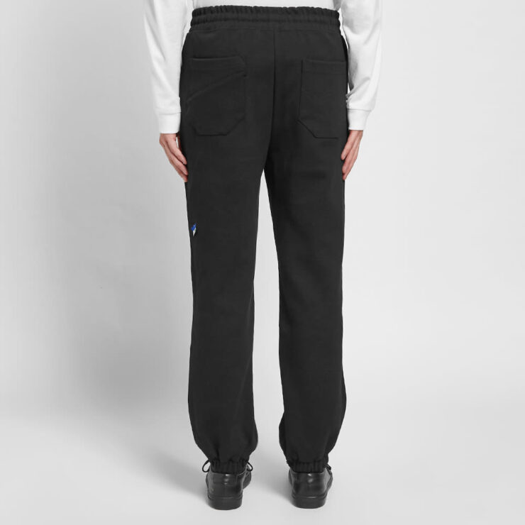 ADER-error AE Patch Logo Sweatpants 'Black' | MRSORTED