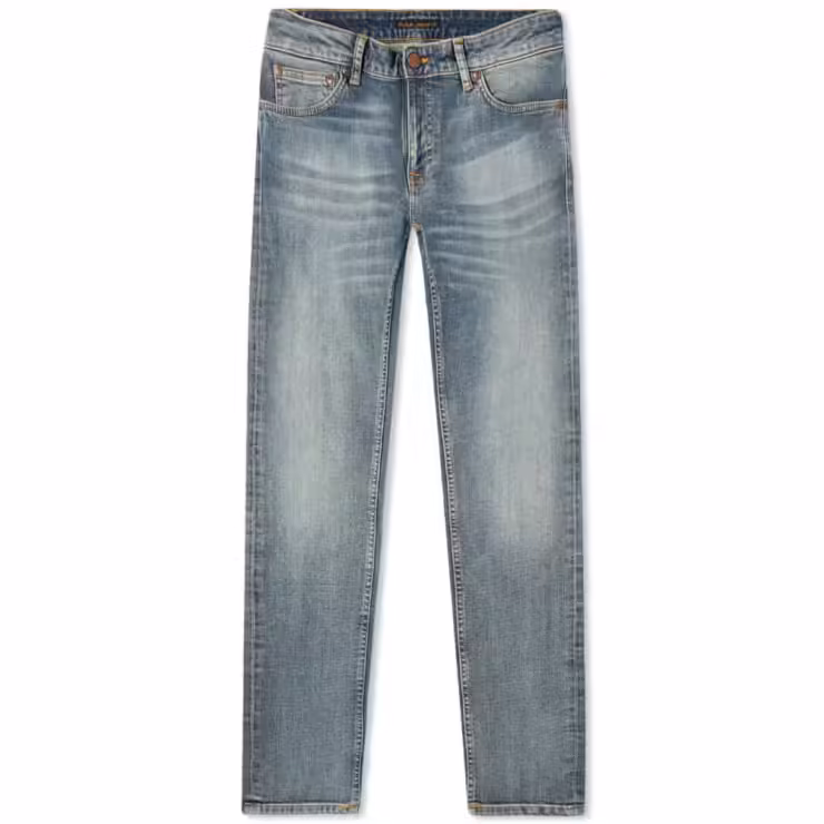Nudie Skinny Lin Jeans 'Misty Blue'