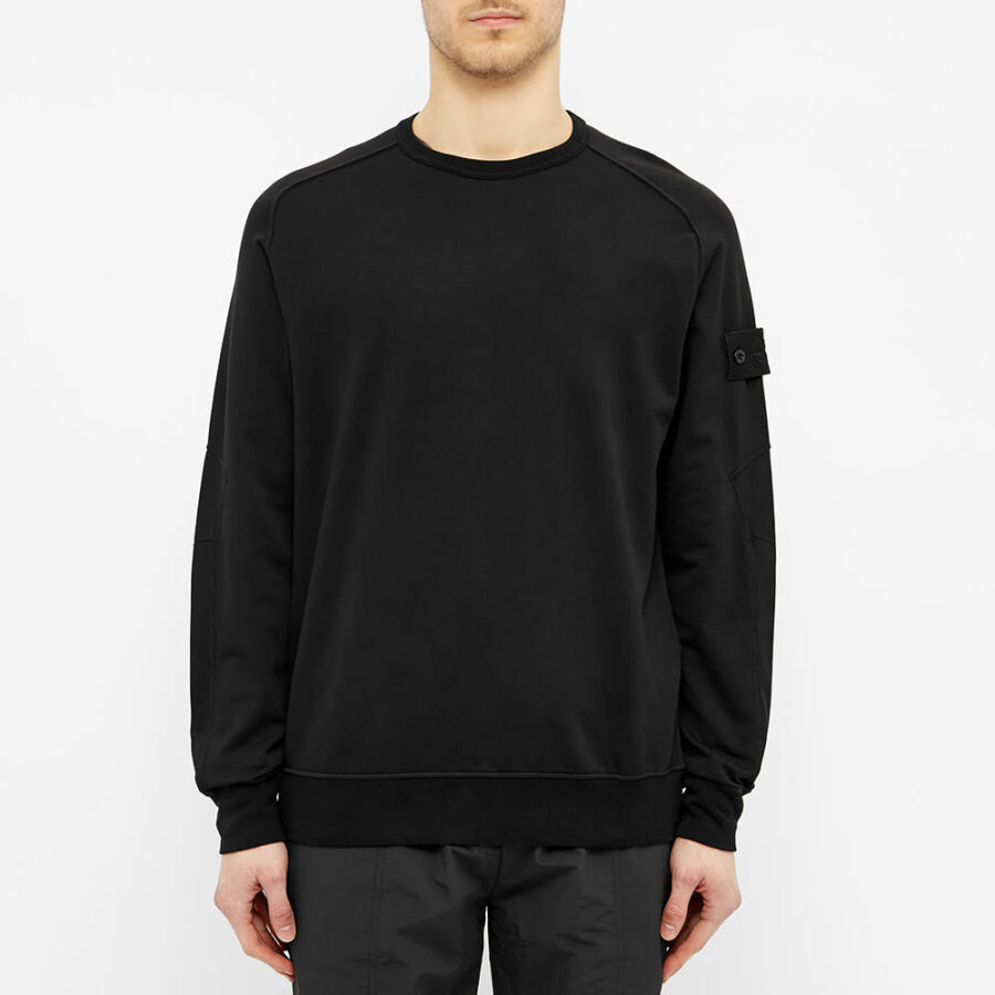 Stone Island Ghost Piece Sweatshirt 'Black' | MRSORTED