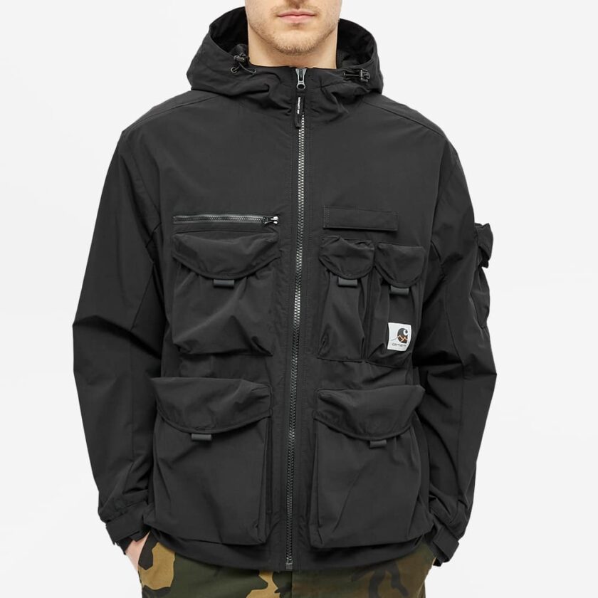 Carhartt WIP Hayes Hooded Jacket 'Black' - MRSORTED