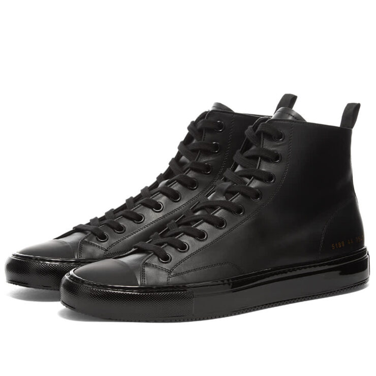Common Projects Tournament High Sneakers 'Black'