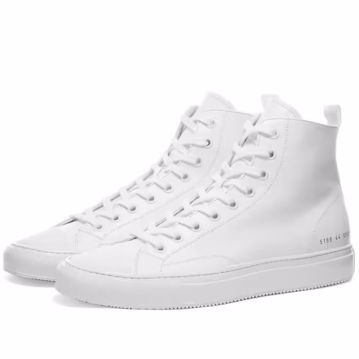 Common Projects Tournament High Sneakers 'White'