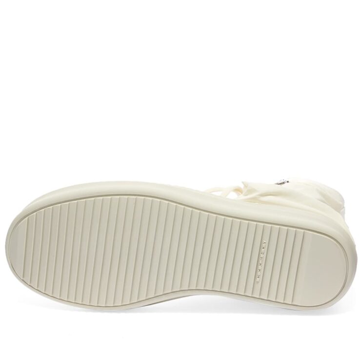 Rick Owens Pocket Nylon High Top Sneakers 'Chalk White' | MRSORTED