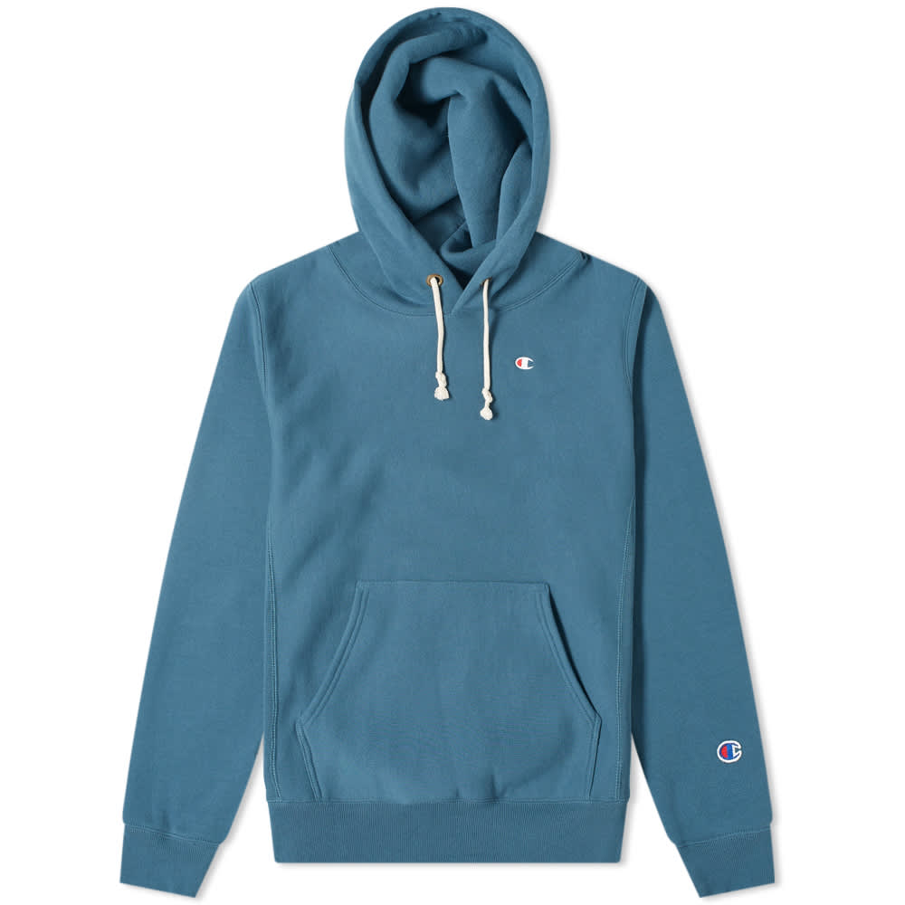 Champion Reverse Weave Classic Hoody 'Teal Blue' | MRSORTED