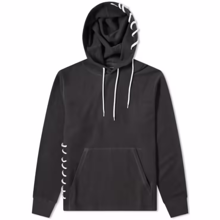 Craig Green Laced Hoody 'Black & Cream'
