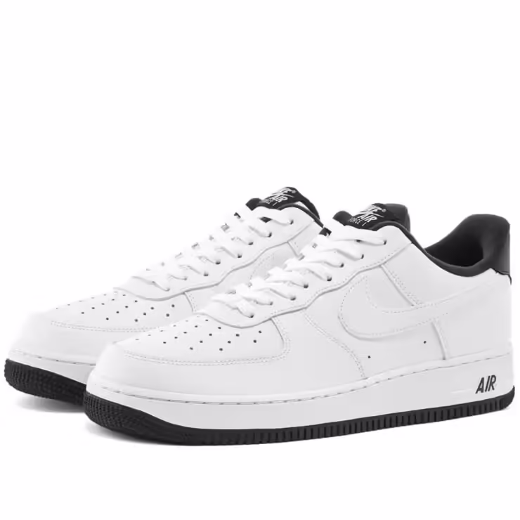 Nike Air Force 1 '07 Varsity 'White & Black'
