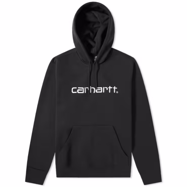 Carhartt WIP Embroidered Logo Hoody 'Black'