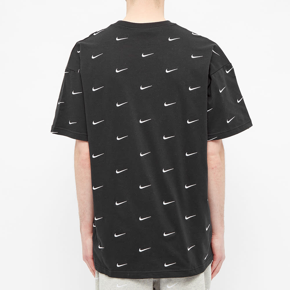 Nike NRG Embroidered Swoosh Logo T-Shirt 'Black' | MRSORTED