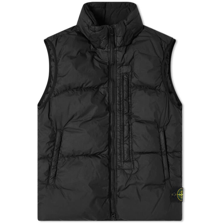 Stone island hotsell crinkle reps gilet