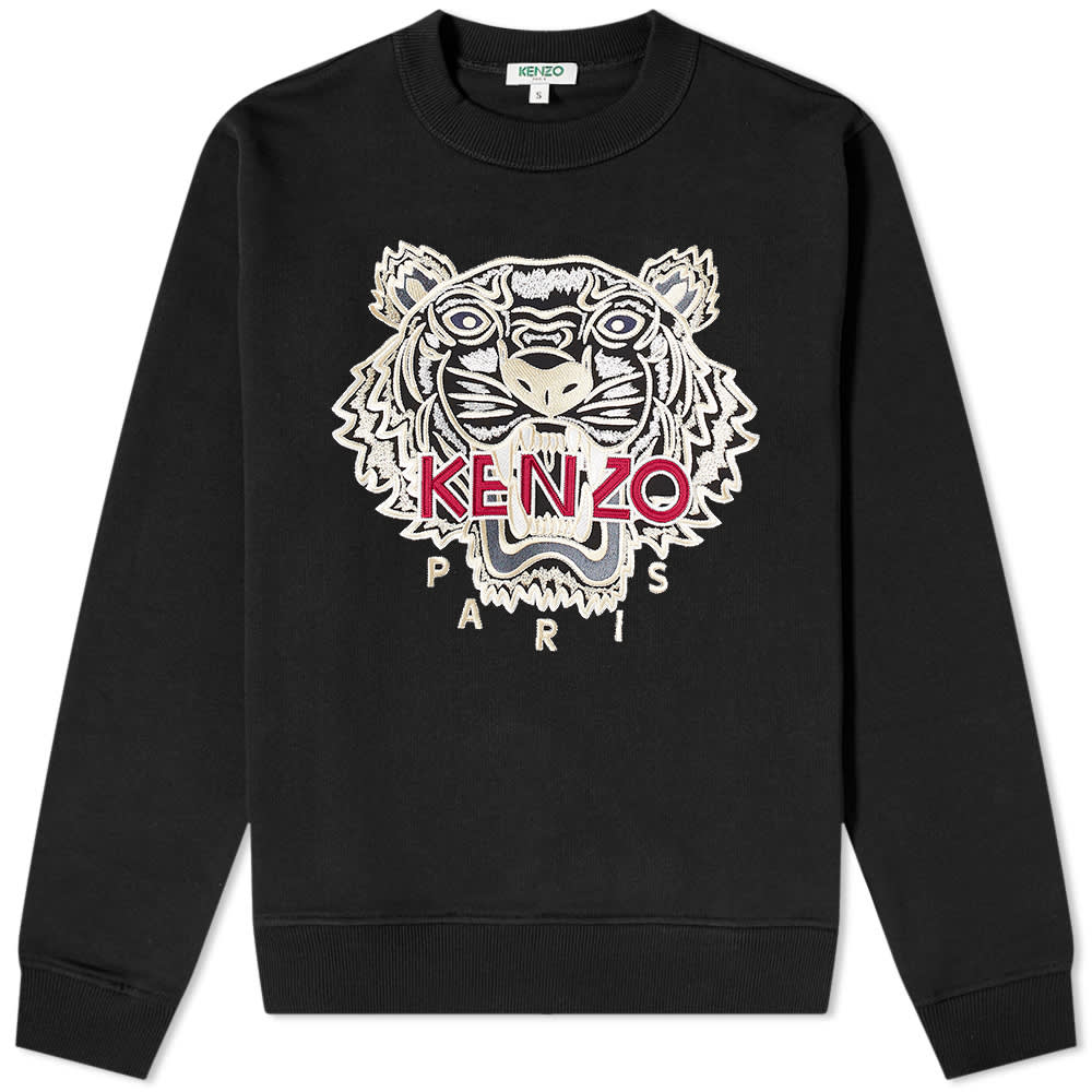 kenzo embroidered tiger sweatshirt