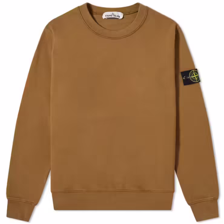 Stone Island Garment Dyed Sweatshirt 'Tobacco'
