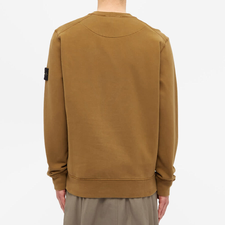 Stone Island Garment Dyed Sweatshirt 'Tobacco' | MRSORTED