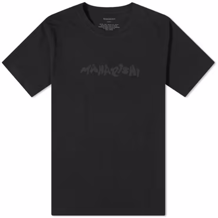 Maharishi Mamushi Logo T-Shirt 'Black'