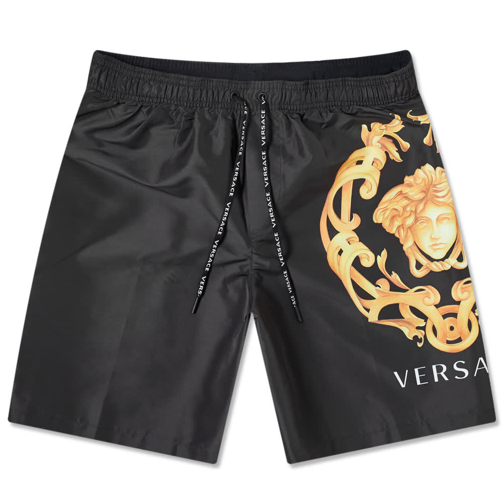 versace medusa shorts