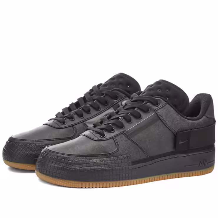 Nike Air Force 1 Type 'Black & Gum'