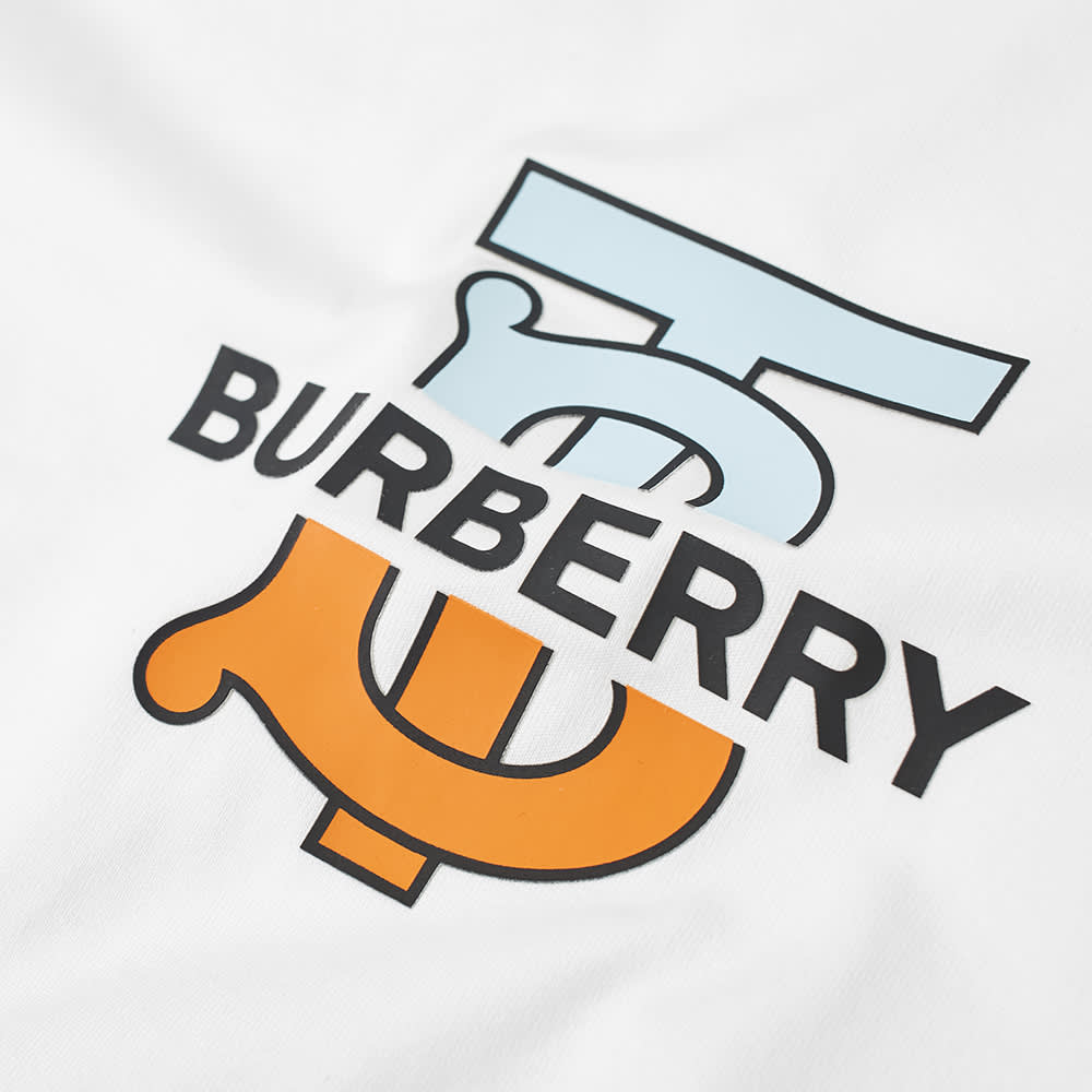 Burberry Ganther Multi Logo T-Shirt 'White' | MRSORTED