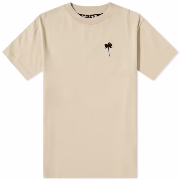Palm Angels PXP Palm Logo T-Shirt 'Brown'