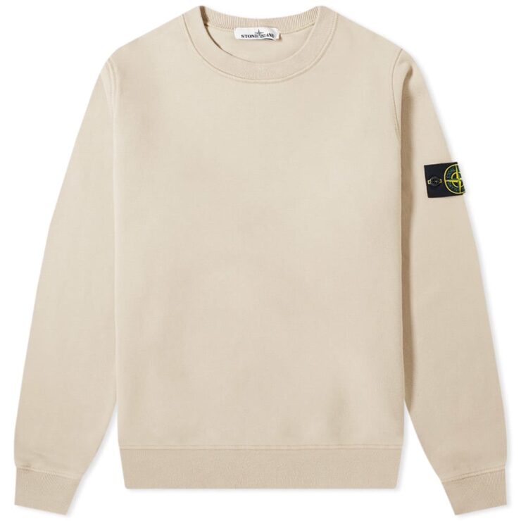 Stone island 2024 sweatshirt taupe