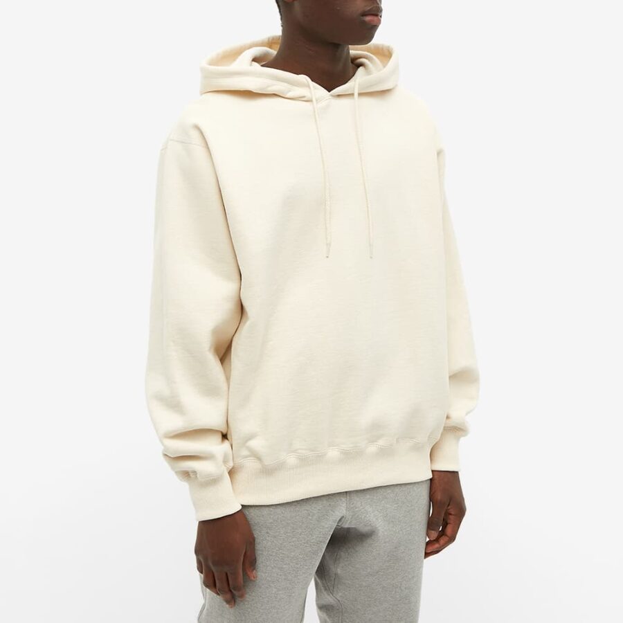 Cole Buxton Garment Dyed Warm Up Hoody 'Natural' | MRSORTED