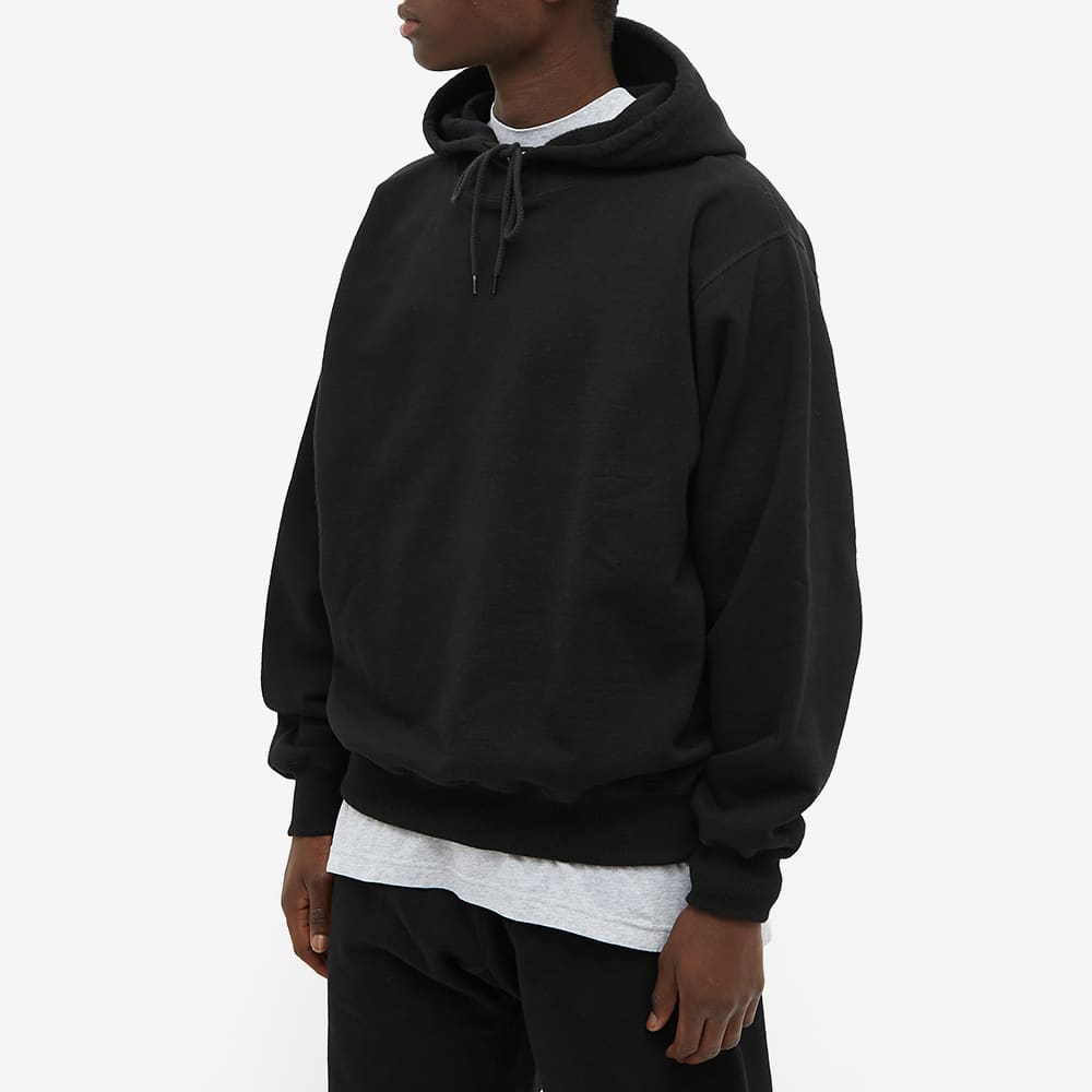 Cole Buxton Garment Dyed Warm Up Hoody 'Black' | MRSORTED
