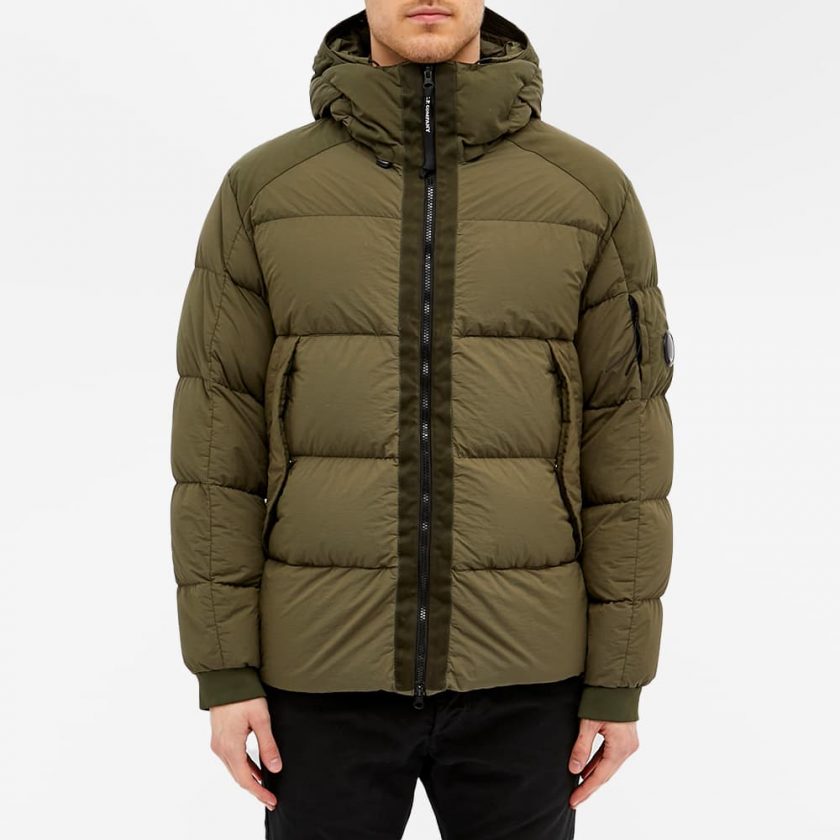 C.P. Company Down Filled Parka Jacket 'Olive' | MRSORTED