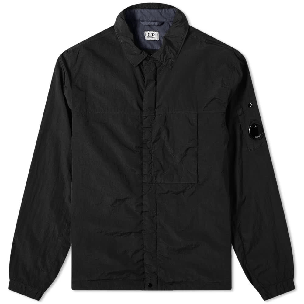C.P. Company Nylon Zip Overshirt 'Black' | MRSORTED