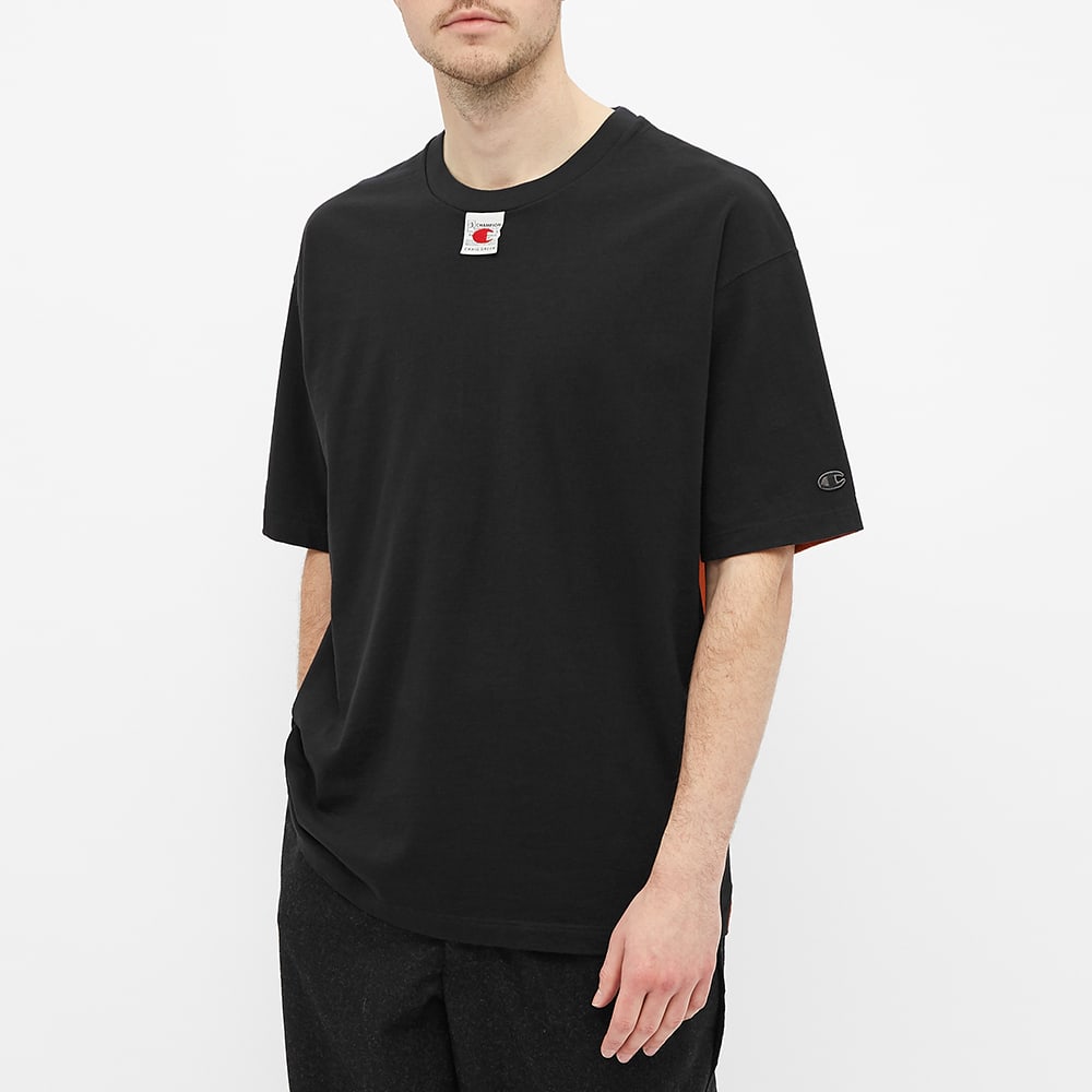 Champion x Craig Green Cut & Sew '60s T-Shirt 'Black & Orange' | MRSORTED