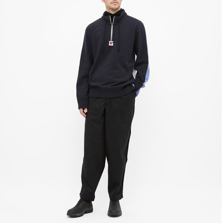 Champion 90s block online half zip