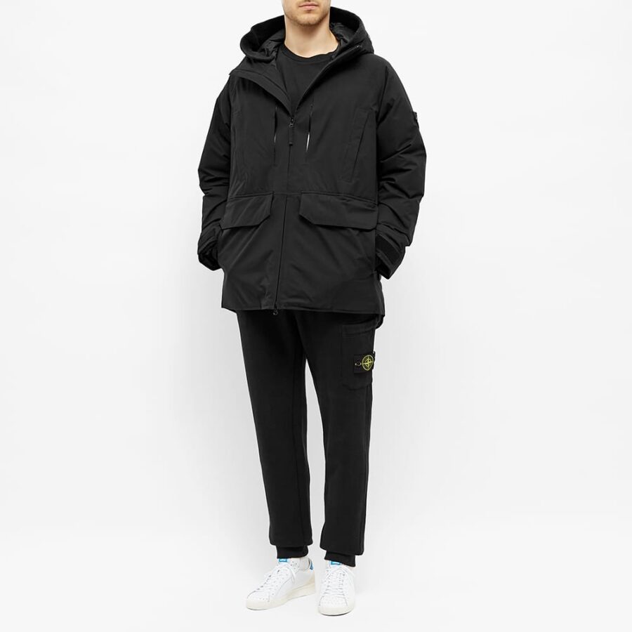 Stone Island Gore-Tex Hooded Down Parka 'Black' | MRSORTED