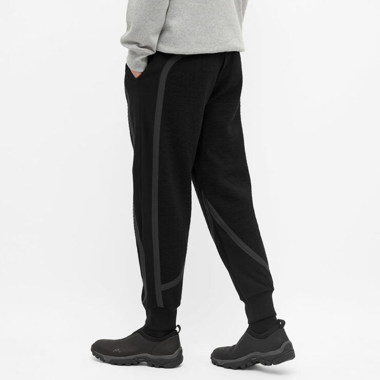 A-Cold-Wall* Rhombus Textured Jersey Sweatpants 'Black' | MRSORTED