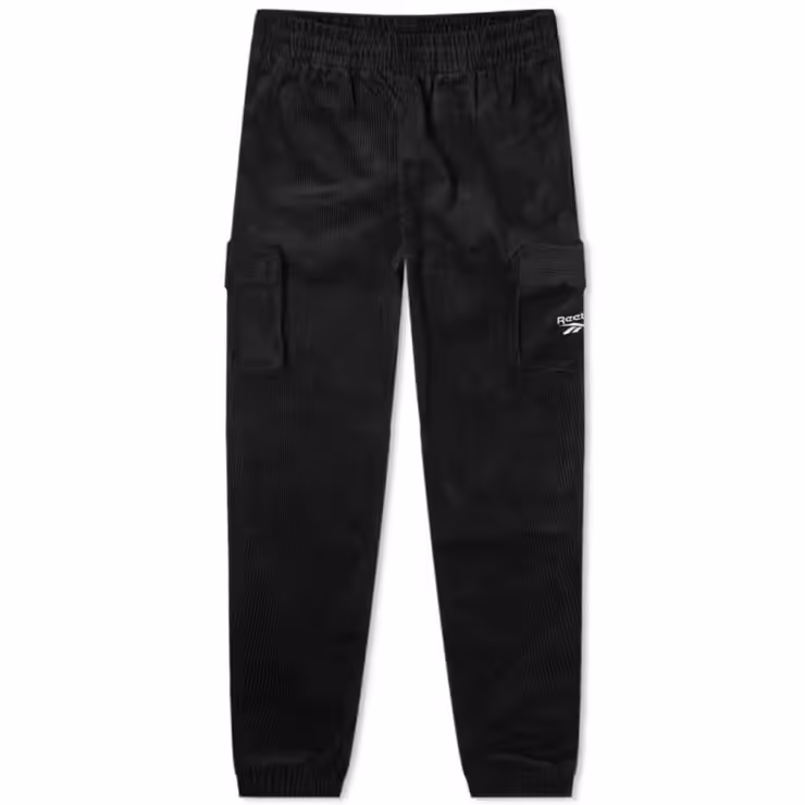 Reebok Corduroy Cargo Trackpants 'Black'