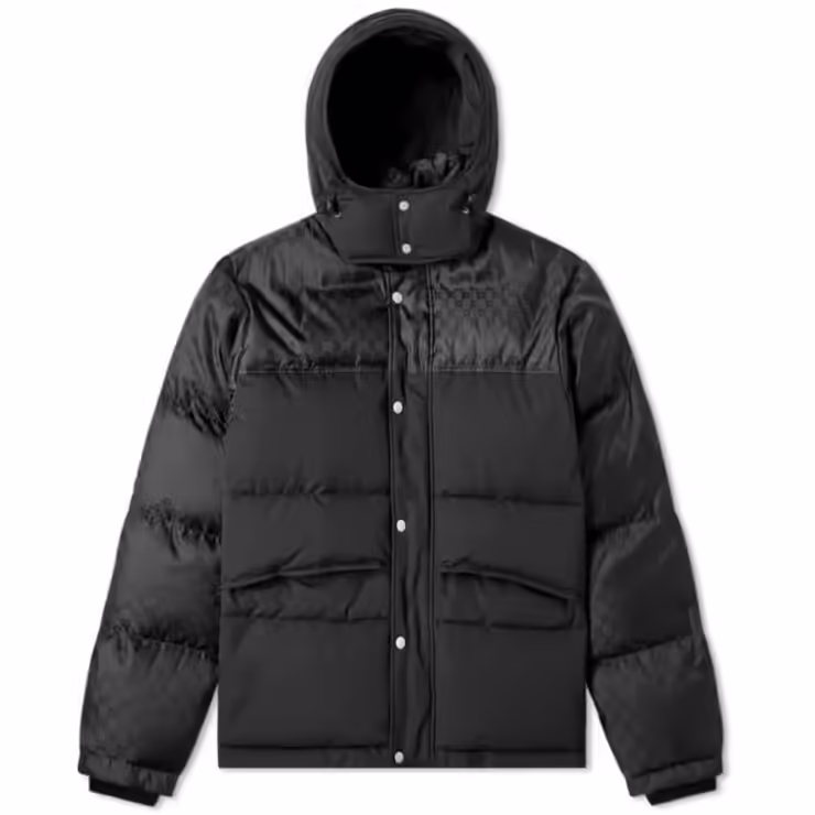 Gucci GG Jacquard Down Jacket 'Black'