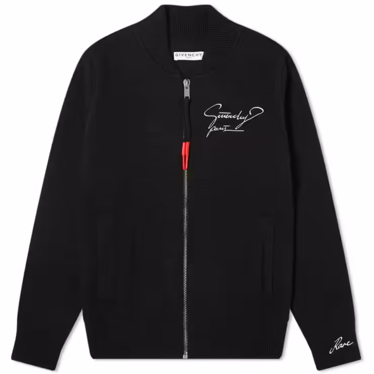 Givenchy Knitted Bomber Jacket 'Black'
