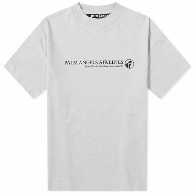 Palm Angels Airlines T-Shirt 'Grey'