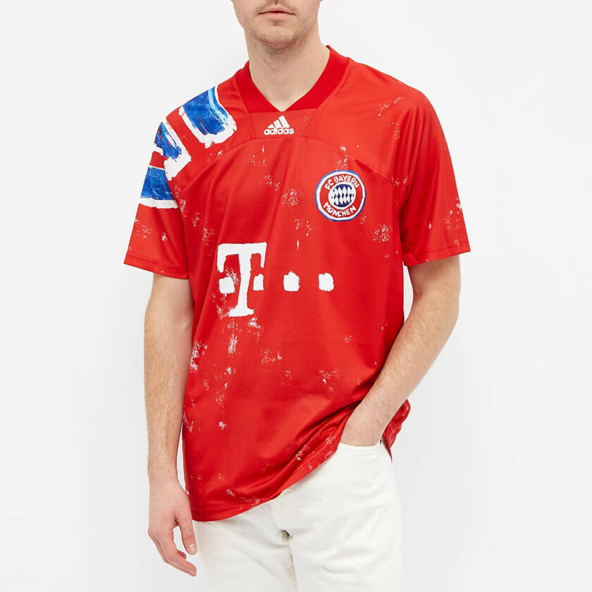 Adidas Bayern Munich X Human Race Football Club Jersey 'Red' | MRSORTED