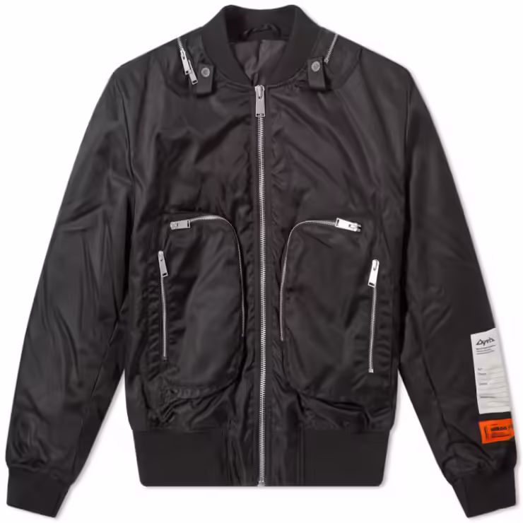 Heron Preston Parachute Bomber Jacket 'Black'